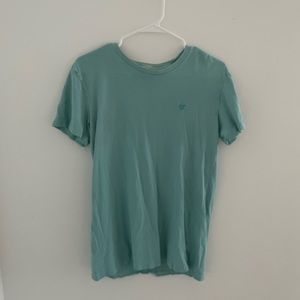 Unisex S Teal American Eagle Tee
